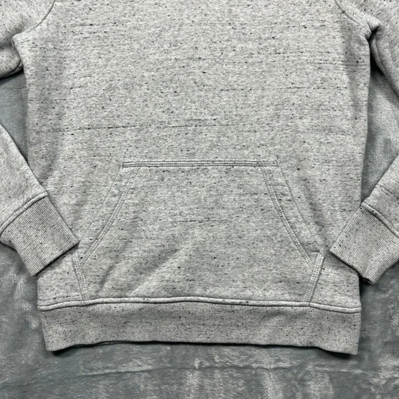 Carhartt Hoodie Women XS Grey Relaxed Fit Logo Sleeve Graphic Sweatshirt - Picture 4 of 13